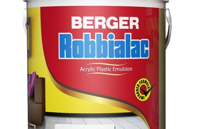 TK895 Discount on Berger Robbialac Acrylic Plastic Emulsion Paint, 18.2 Liter, Brilliant White