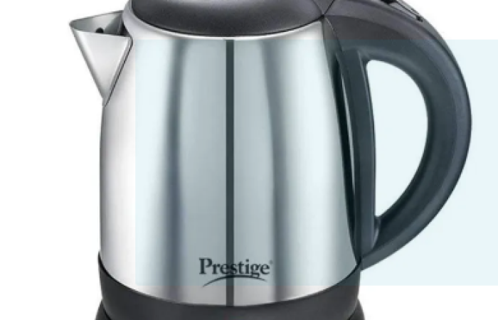 21% discount on Prestige Electric Kettle - 2L - Silver and Black