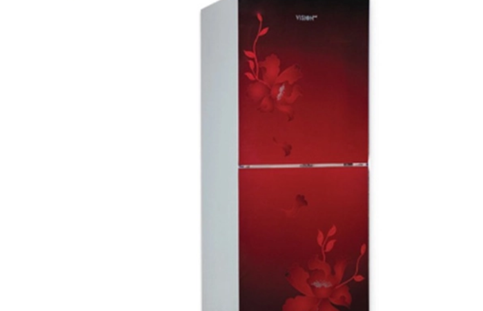 10500 TK OFF on VISION Glass Door Refrigerator RE-208 Liter Pink Couple